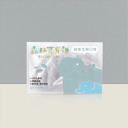 森林麵食 -寶寶麵｜無鹽｜醇香芝麻｜單盒