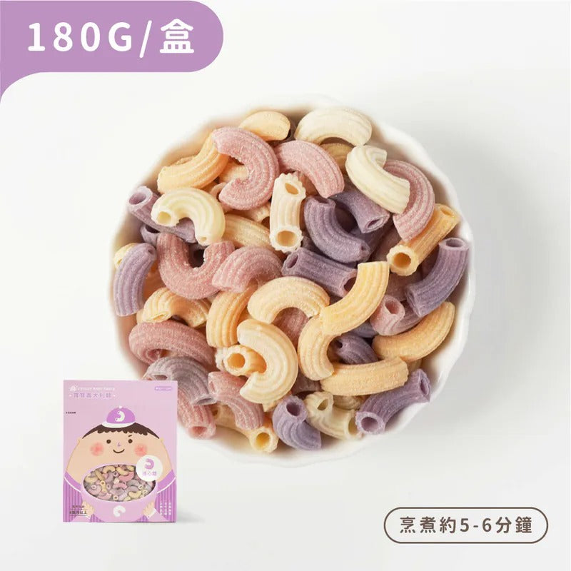 森林麵食 -寶寶義大利麵｜單盒180g｜寶寶通心麵｜無鹽｜蔬果麵｜8M+ Forest Noodles - Forest Baby Pasta - Macaroni 180g
