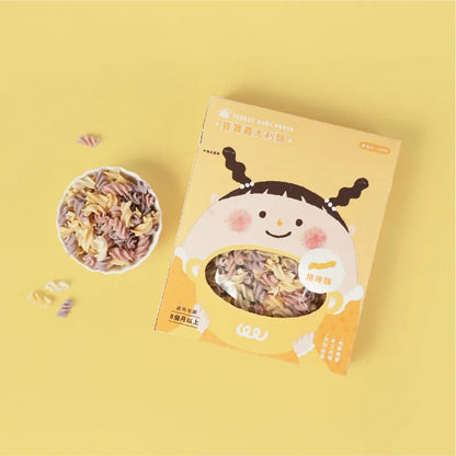 森林麵食 -寶寶義大利麵｜單盒150g｜寶寶螺旋麵｜捲捲麵｜無鹽｜蔬果麵｜8M+  Forest Baby Pasta - Spiral Pasta 150g