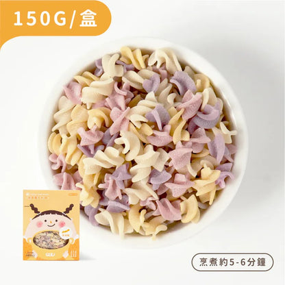 森林麵食 -寶寶義大利麵｜單盒150g｜寶寶螺旋麵｜捲捲麵｜無鹽｜蔬果麵｜8M+  Forest Baby Pasta - Spiral Pasta 150g