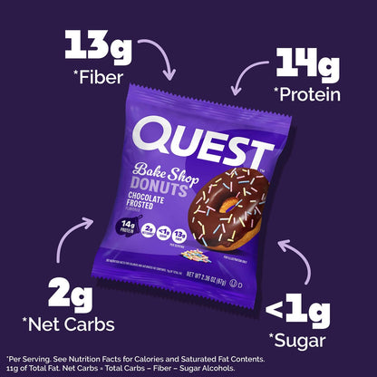 QUEST NUTRITION Bake Shop Chocolate Frosted Donuts