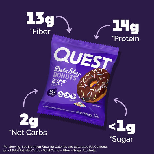 QUEST NUTRITION Bake Shop Chocolate Frosted Donuts