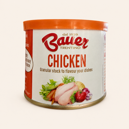 Bauer 意大利低糖高蛋白質天然清雞高湯粉 120g