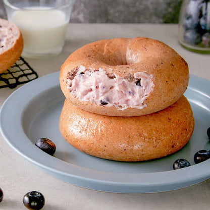 原味時代-藍莓雪酪減醣貝果±125g