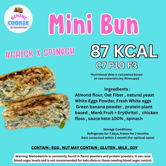 Biniki Mini Bun #CHICK X SPINACH