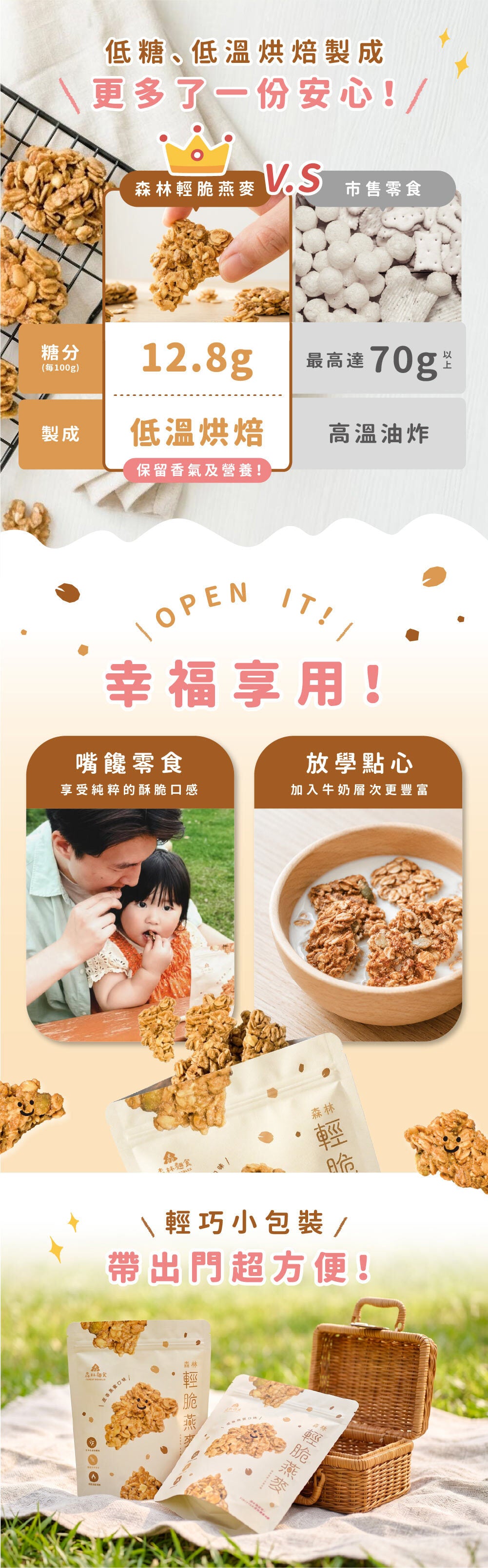 森林輕脆燕麥產品特色