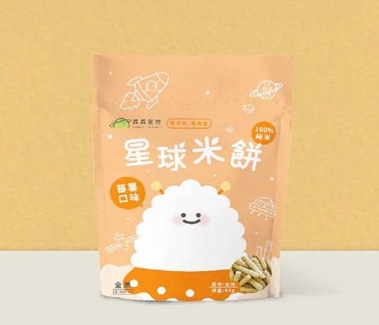 森林麵食-星球寶寶米餅｜蕃薯口味｜單包｜適合6個月以上