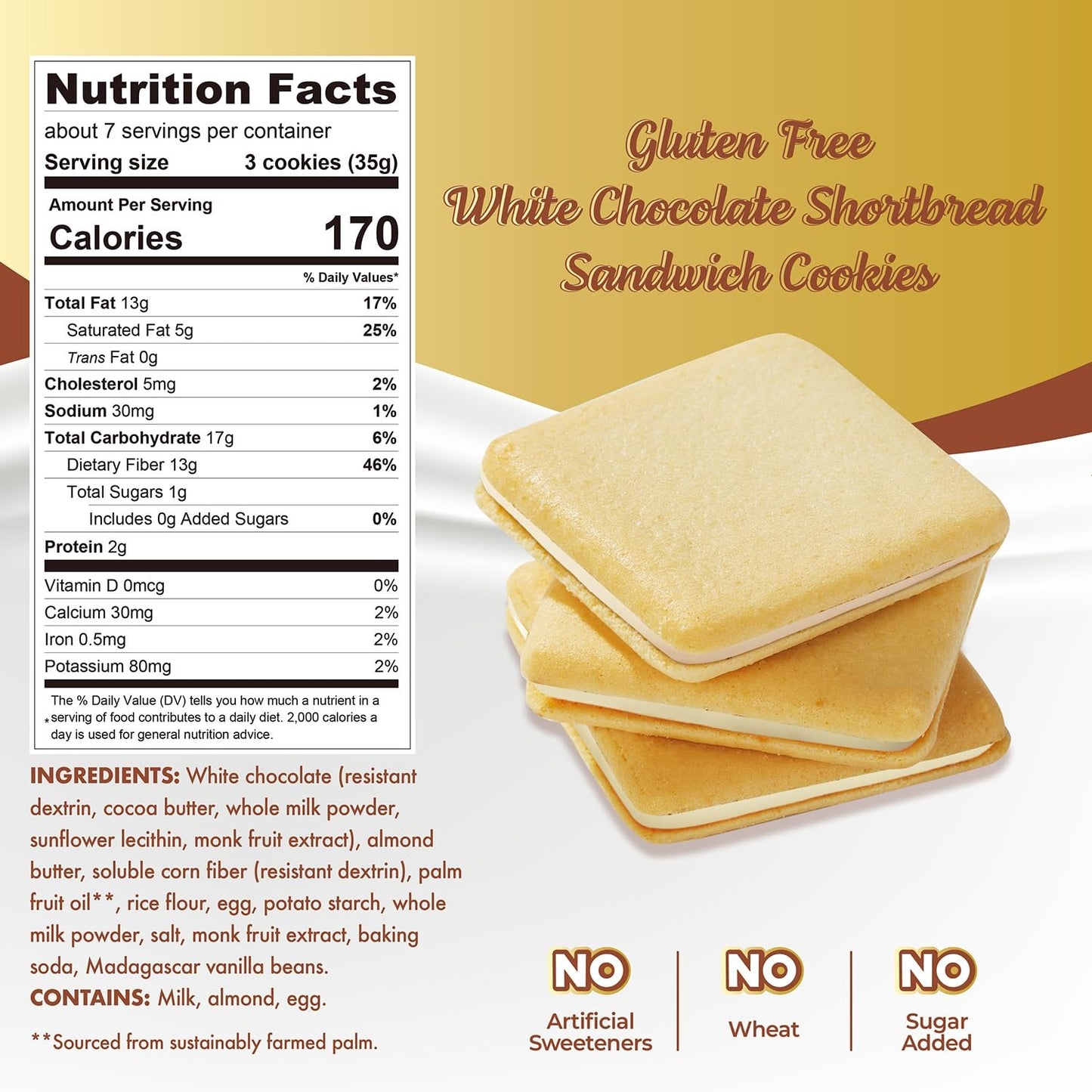 ChocZero Jolies 白朱古力餅乾