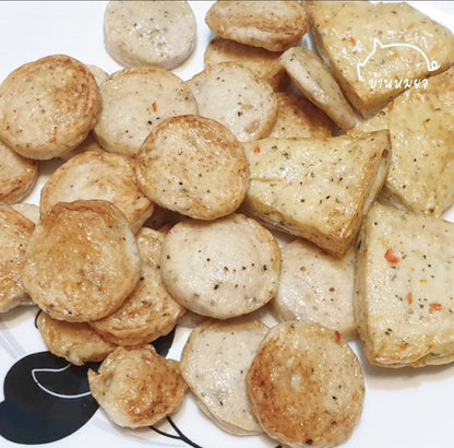 BanMooYor 生酮無麵粉 無糖 辣味扎肉餅（±300g)