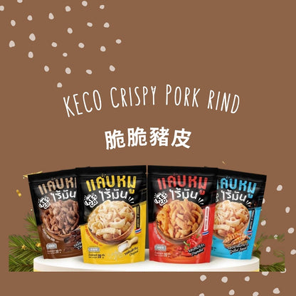Keco香脆炸豬皮-原味 20g
