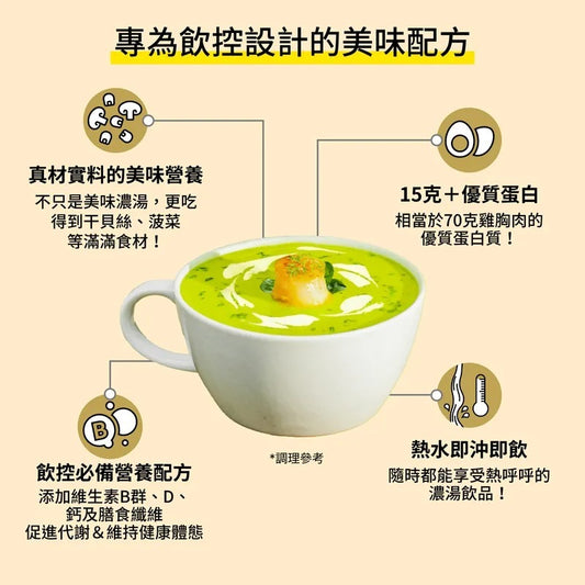 Spark Meal 高纖飽食濃湯隨手包-高蛋白濃