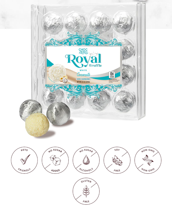 CHOC ZERO 低碳榛子椰子白朱古力