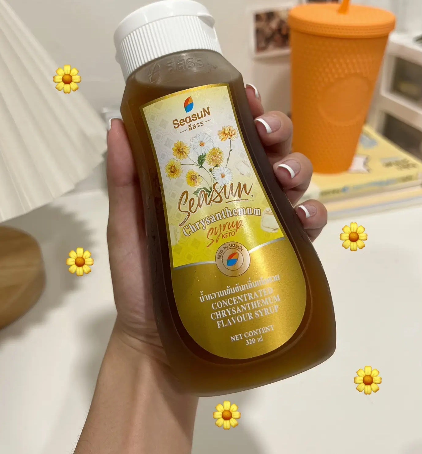 Seasun  無糖 菊花味糖漿   320ml