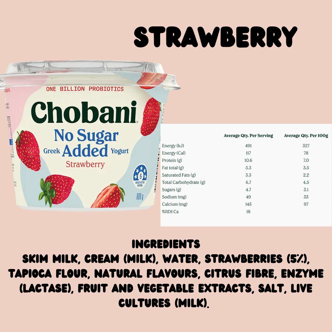 Chobani- 無添加糖希臘乳酪『680g』 澳洲 No.1 乳酪品牌