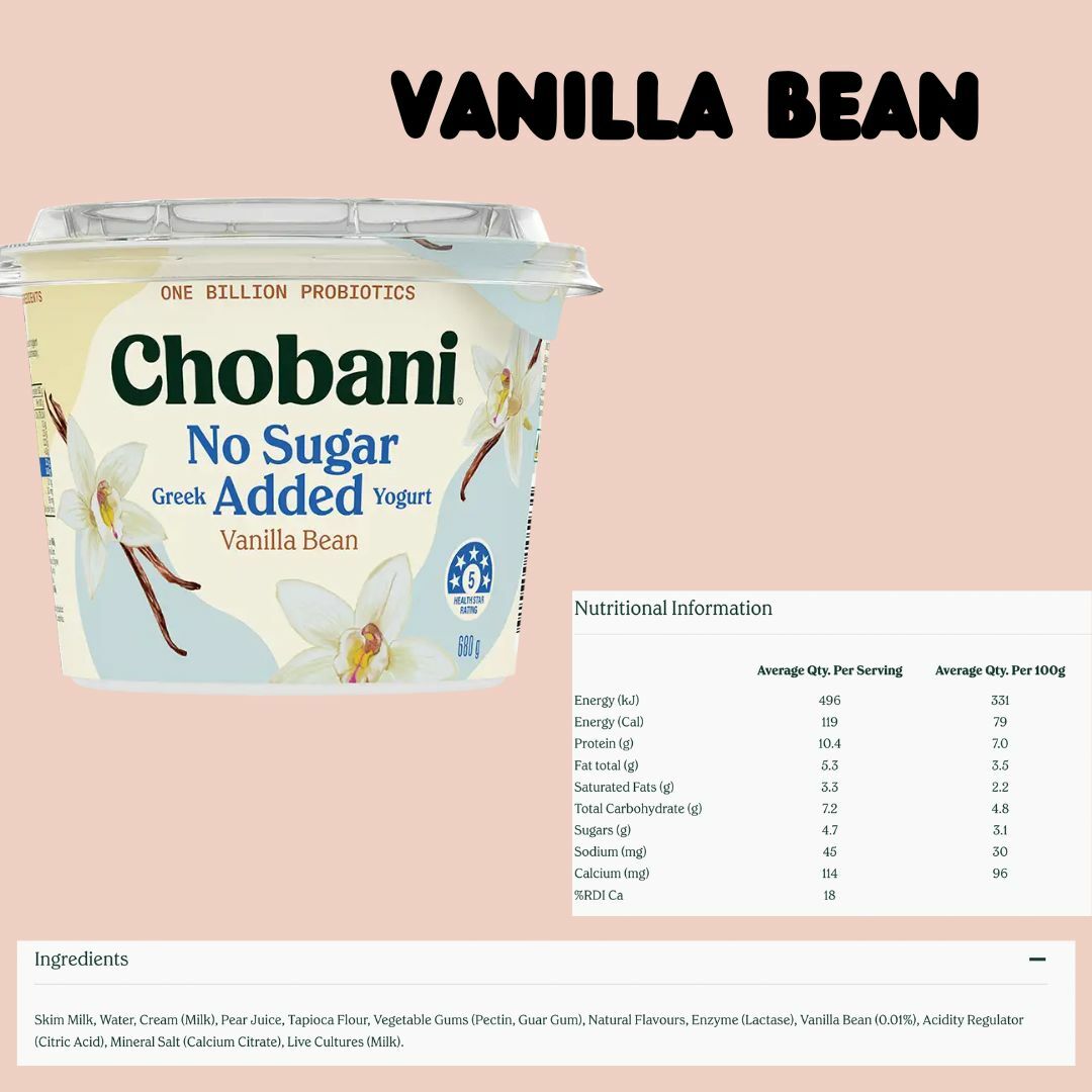 Chobani- 無添加糖希臘乳酪『680g』 澳洲 No.1 乳酪品牌