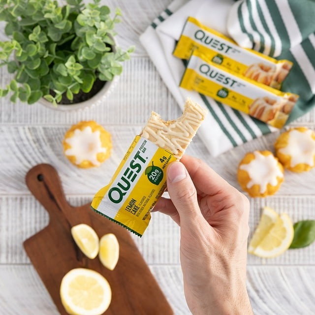 Quest Nutrition, 高蛋白棒-檸檬蛋糕味