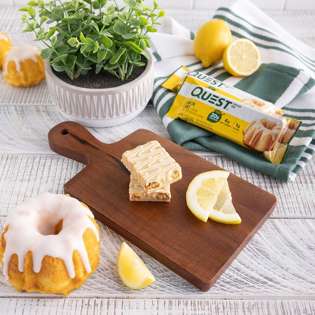 Quest Nutrition, 高蛋白棒-檸檬蛋糕味