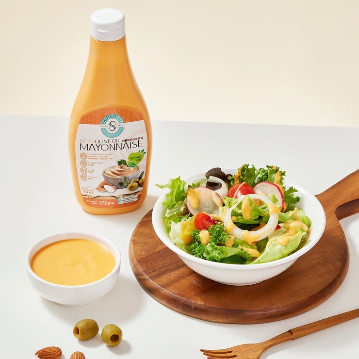 SUPER LIT - 生酮橄欖油蛋黃醬 - 低醣純素食