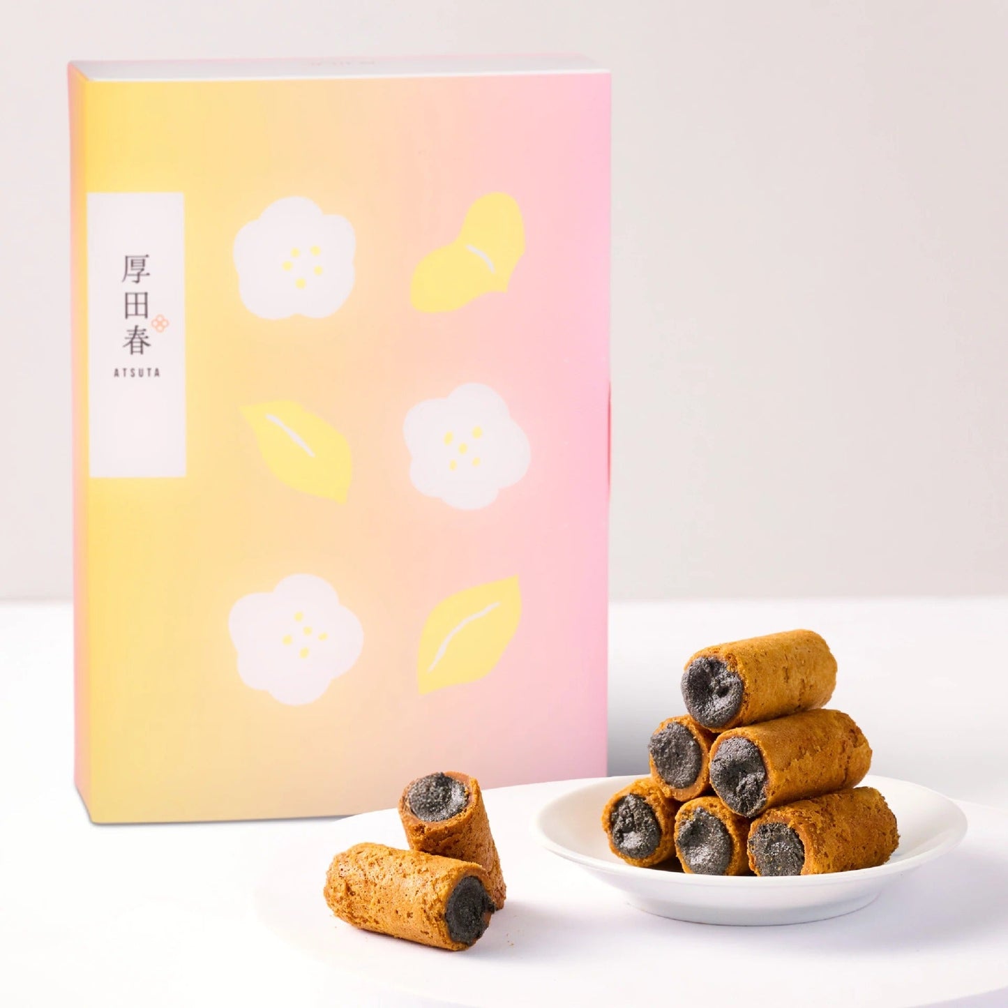 厚田春|厚香芝麻奢蛋捲禮盒 常溫保存 2 個月 /急凍保存 1年