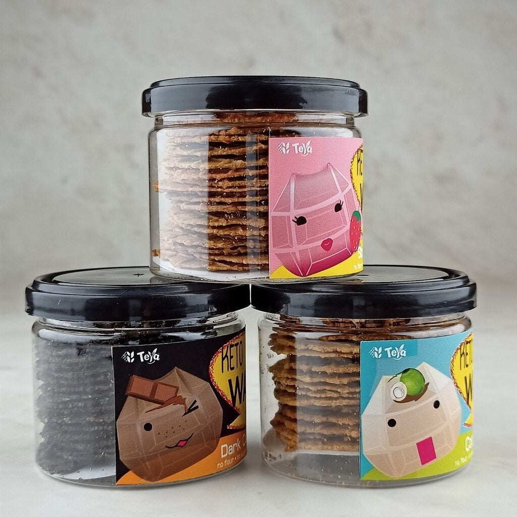 Keto Crispy waffle  生酮華夫脆餅 35g