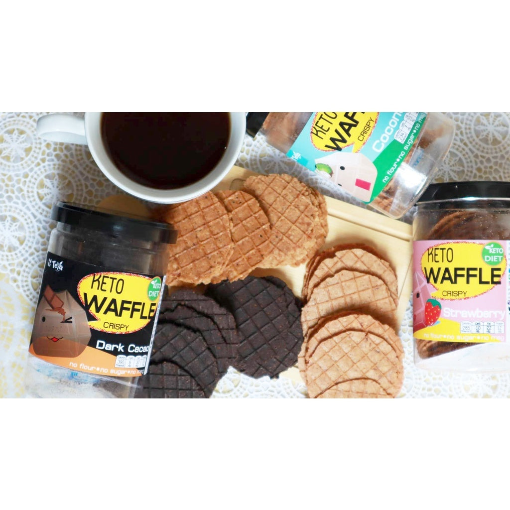 Keto Crispy waffle  生酮華夫脆餅 35g