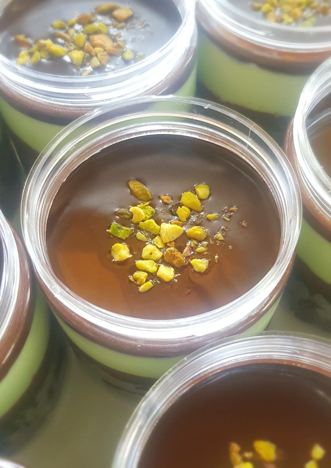 生酮杜拜Dubai Chocolate 開心果黑朱古力盒子蛋糕  ±220g