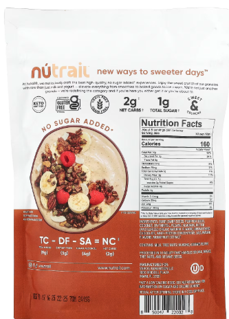 NuTrail Nut Granola Cereal 堅果格蘭諾拉麥片
