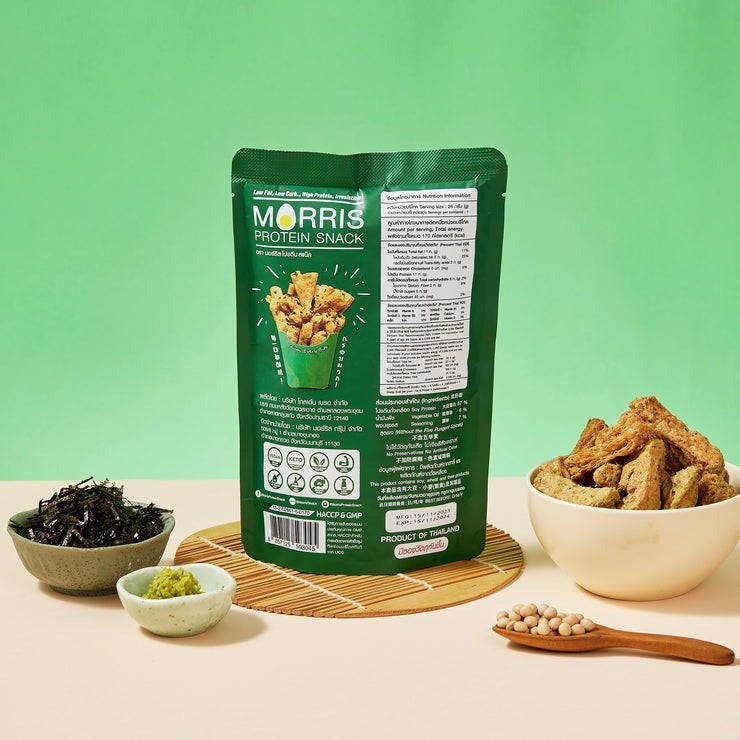 Morris - 高蛋白質大豆脆條 紫菜芥辣味 28g