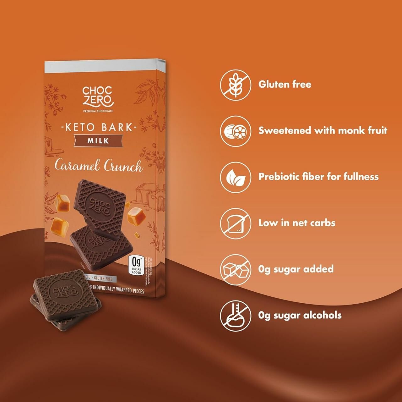 Choc zero 焦糖脆牛奶巧克力