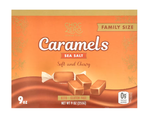 ChocZero - 無添加糖 焦糖海鹽軟糖