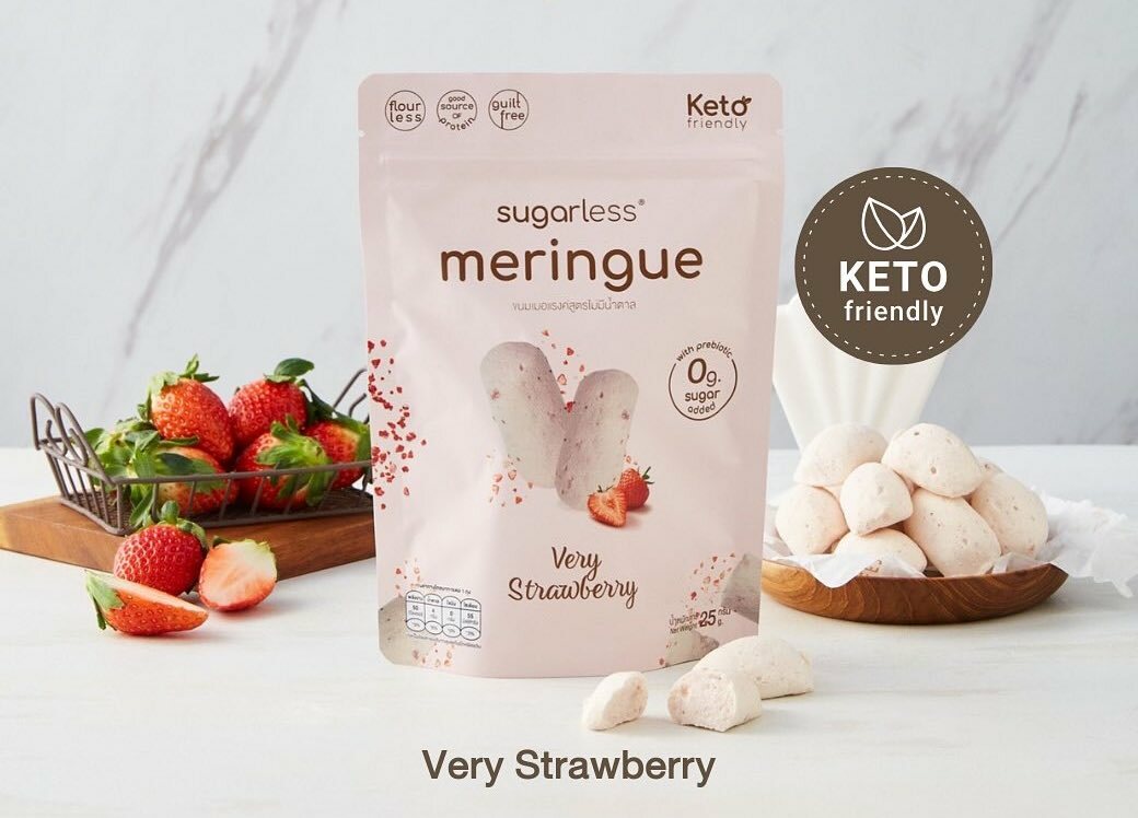 Sugarless 無添加糖蛋白脆餅 -士多啤梨 25g