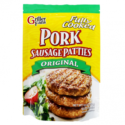 Griller Fans原味熟豬柳漢堡扒6塊 -250g