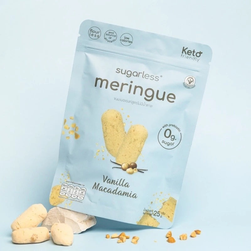 Sugarless 無添加糖蛋白脆餅 -vanilla 25g 食用期 23NOV 2025