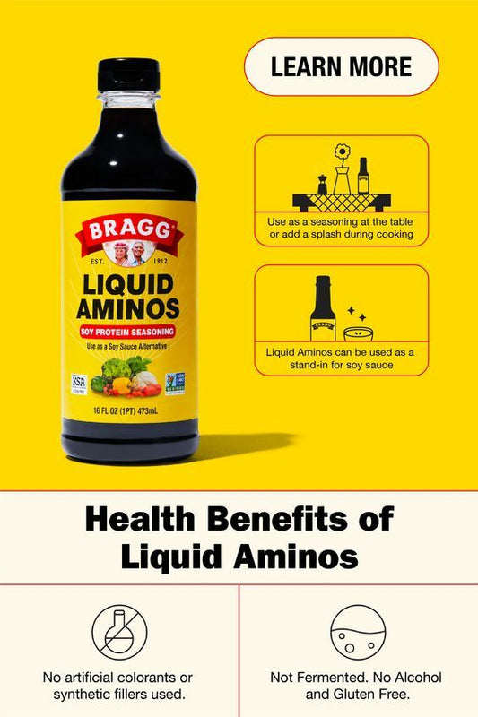 BRAGG Liquid Aminos 有機氨基酸醬油(16oz/473mL