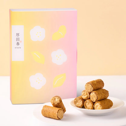 厚田春| 顆粒花生奢蛋捲禮盒- 常溫保存 2 個月 /急凍保存 1年