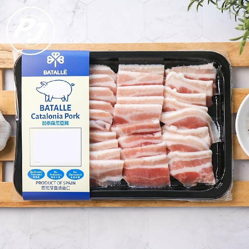西班牙Batalle無激素西班牙帶皮挑骨豬腩(韓燒版) (約250克)
