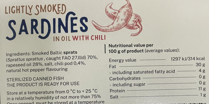 輕辣油浸煙沙丁魚-120g