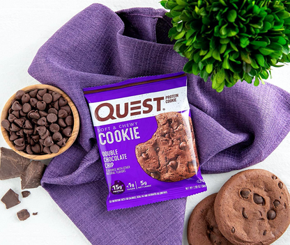 Quest Nutrition, 高蛋白曲奇，雙重朱古力味 59g