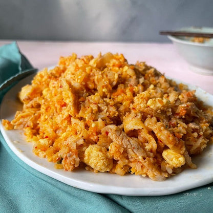 韓式泡菜豬蛋炒飯(花椰菜米)