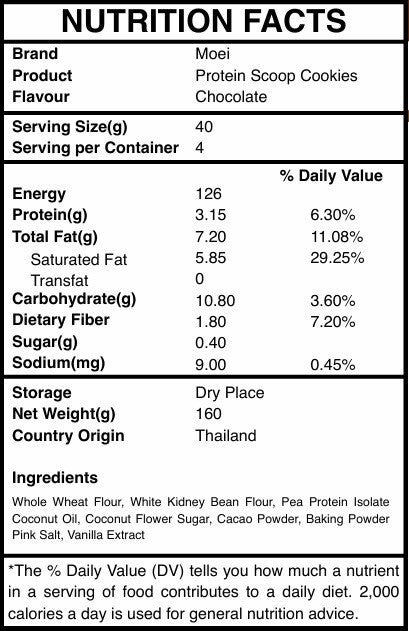 MOEI. Protein  SCOOP Cookies