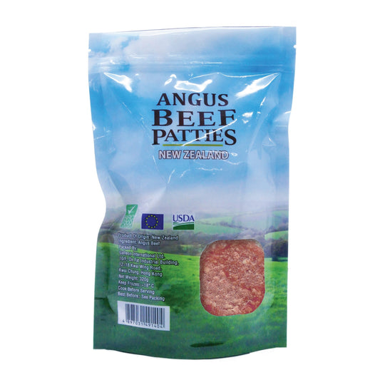紐西蘭 100% 安格斯純牛肉漢堡扒 4塊裝 320g | NZ Angus Beef Burger Patty