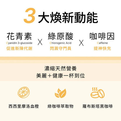 原味時代| C3倍動黑咖啡10入台灣品牌| 促進代謝、攔截澱粉