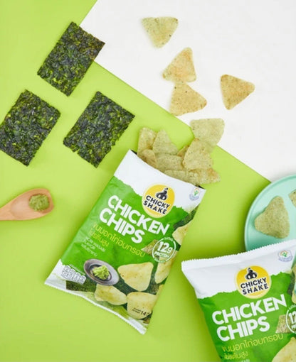 零脂肪雞胸肉脆片 紫菜芥辣味 14克