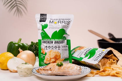 MORRIS - 零糖零脂肪 雞胸肉脆片 酸忌廉洋蔥味 16克