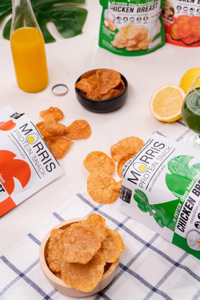 MORRIS - 零糖零脂肪 雞胸肉脆片 酸忌廉洋蔥味 16克