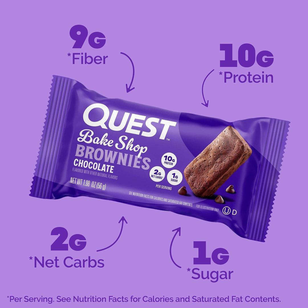 Quest Nutrition, Bake Shop 朱古力布朗尼 Brownies, Chocolate