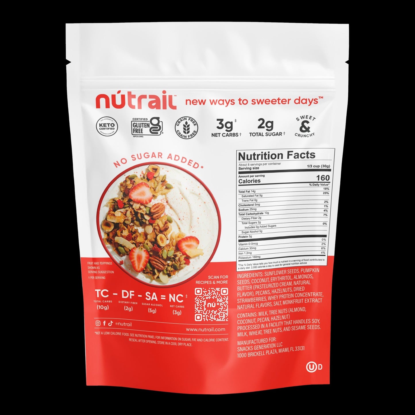 NuTrail Nut Granola Cereal 堅果格蘭諾拉麥片