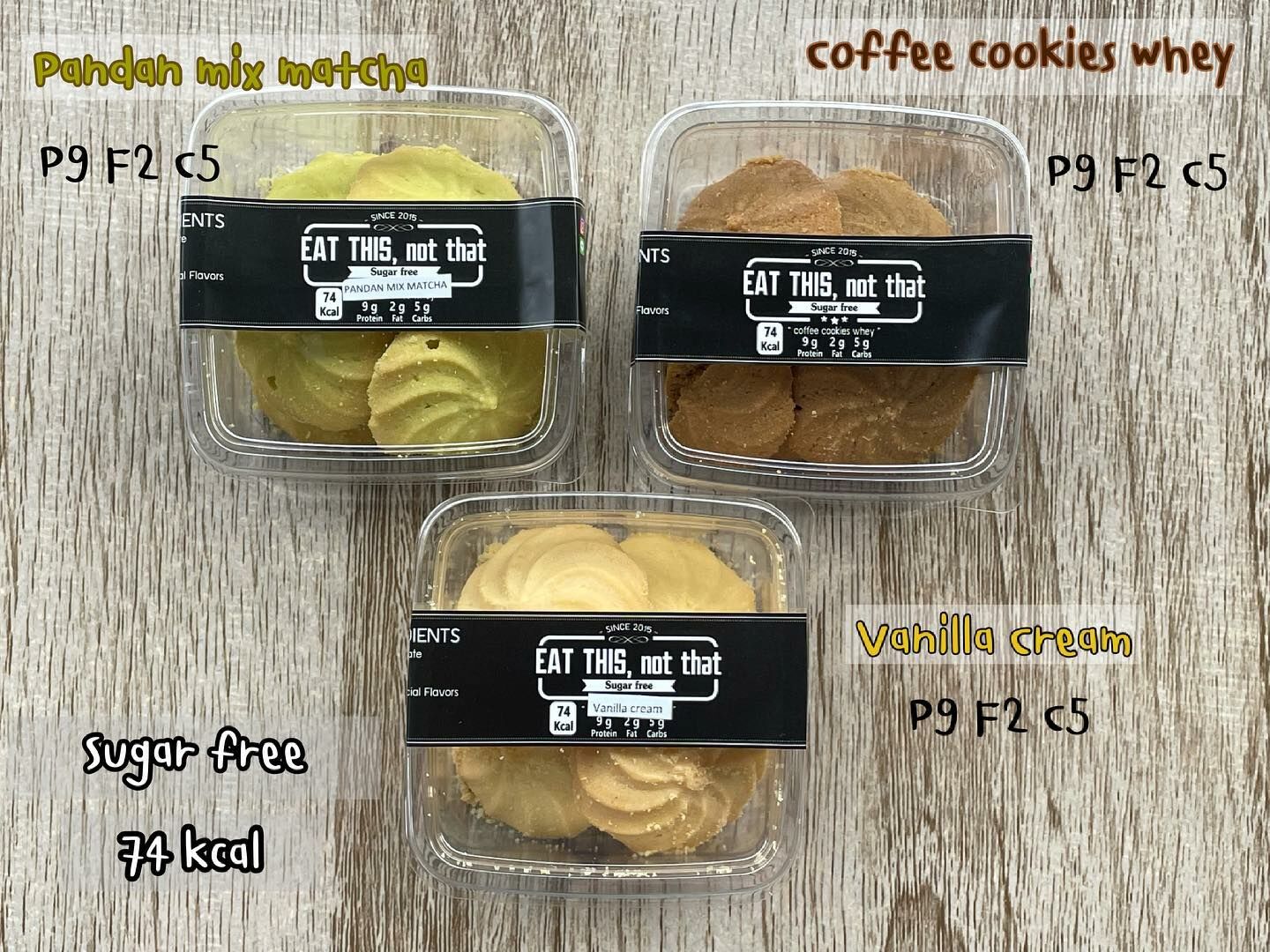 Eat this not than Cookies Whey 乳清蛋白曲奇