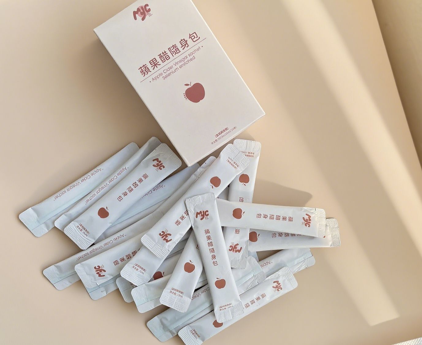 MYC - 蘋果醋 隨身包 (15ml x 20) 此日期前最佳 02/08/2026 無糖、零脂、零卡