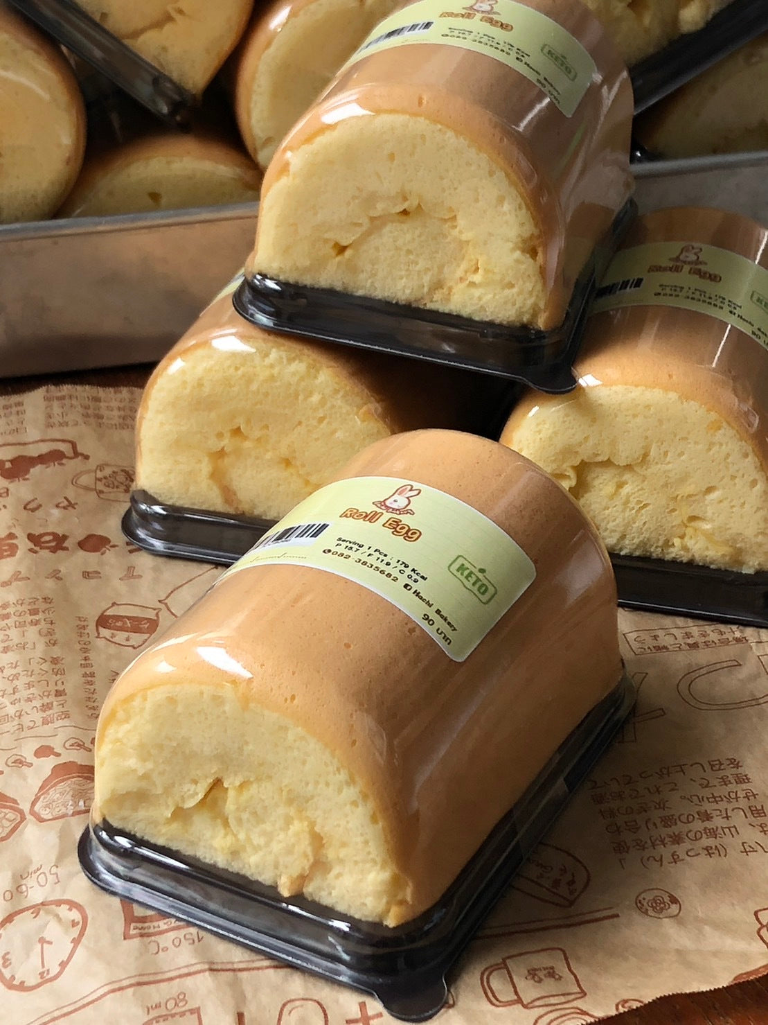 無麵粉 低卡雞蛋糕卷 （只有 179 卡路里）